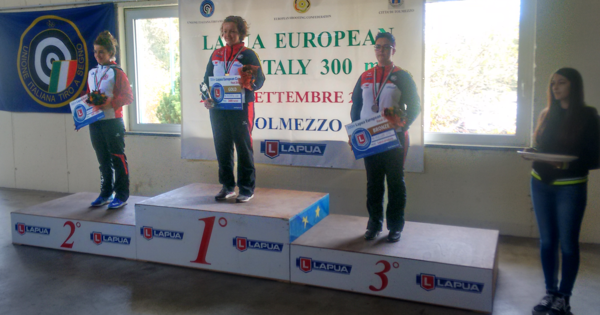 Lapua EC 300 m Final 2017 Italy ladies podium
